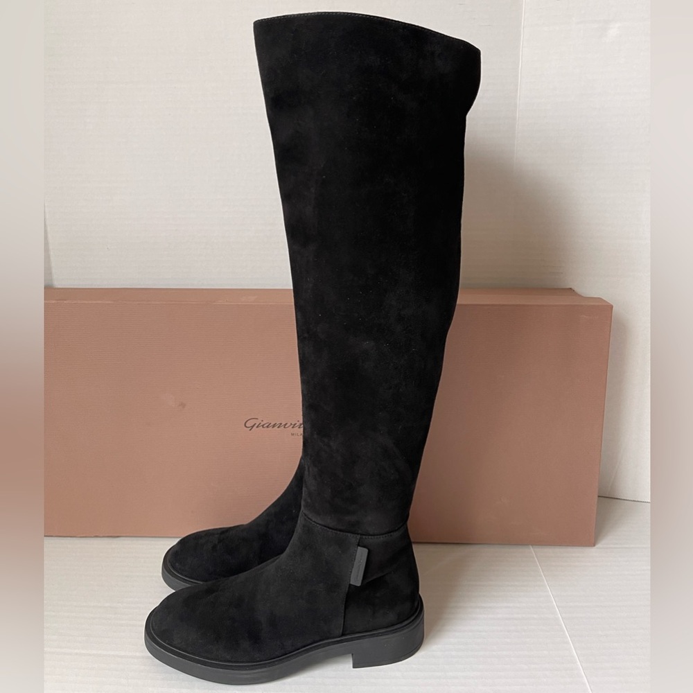NEW Gianvito Rossi Lexington over-knee Boots